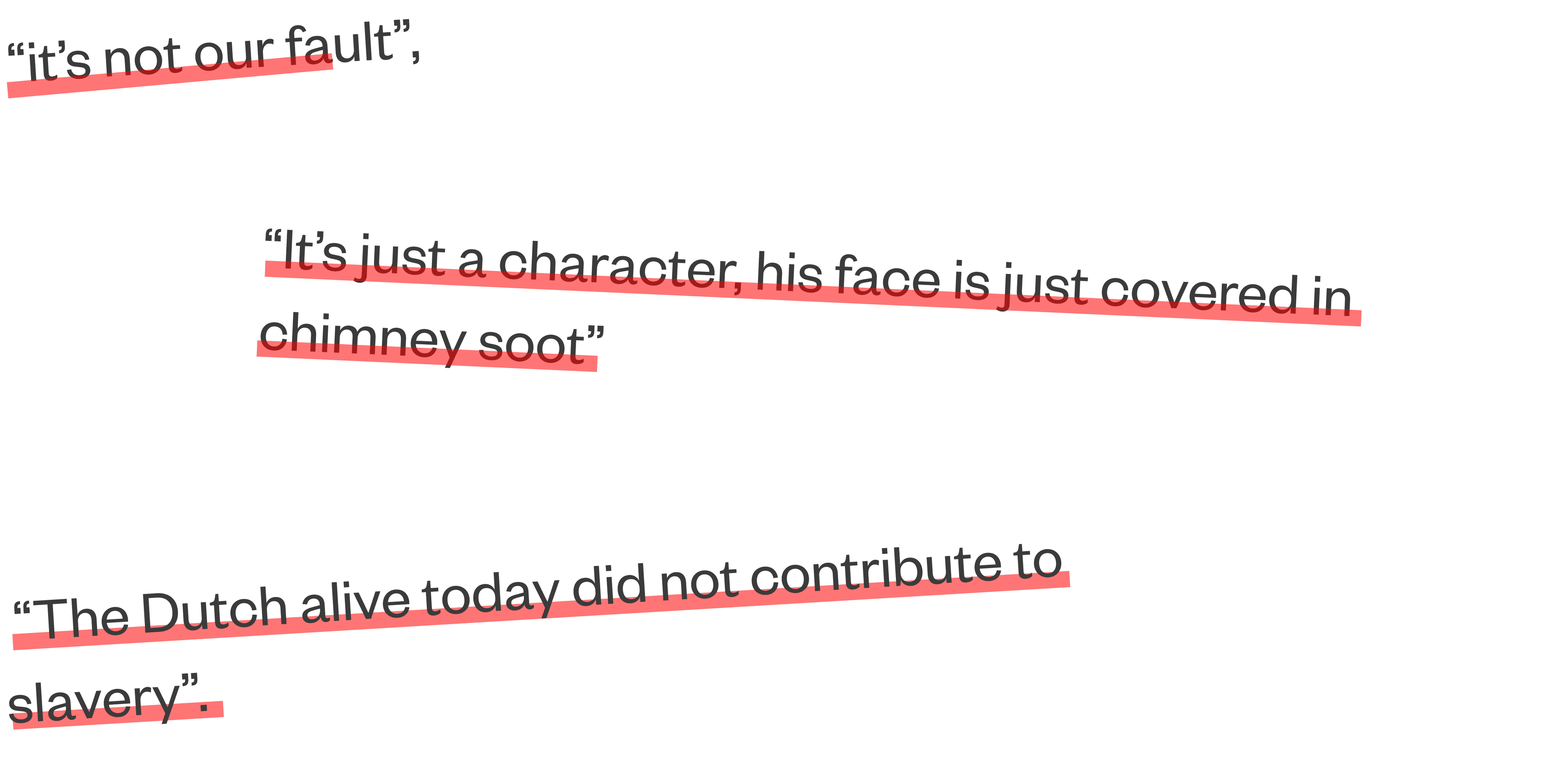 quotes of people saying indiscrimnate
